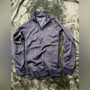 Under Armour 1/4 Zip Sweater Fleece - Blue, Small